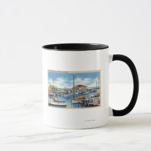 Taza Harborview en el paseo marítimo
