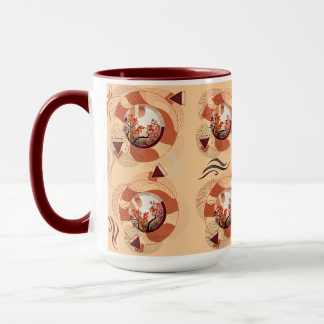 Taza Harmonious Orange Blossom Circles (Izquierda)