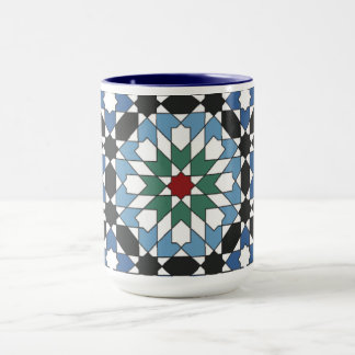 Taza Harmony in Tiles – Moroccan Geometric Mug