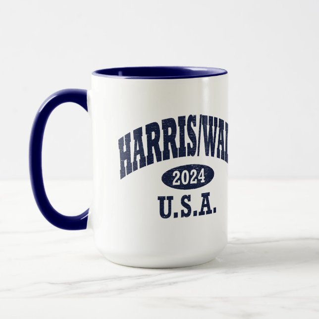 Taza Harris Walz Football Mug (Izquierda)