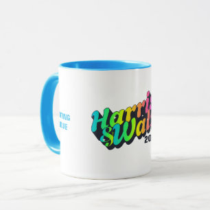 Taza Harris y Walz Rainbow