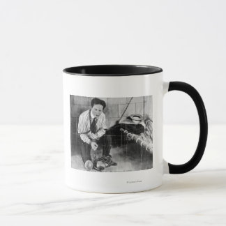Taza Harry Houdini a punto de escapar de la cárcel