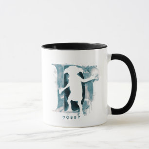 Taza Harry Potter   Acuarela Dobby