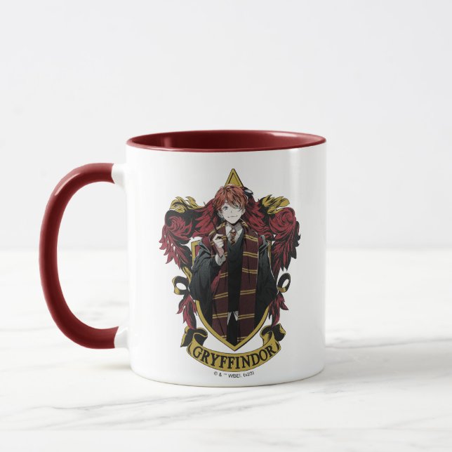Taza HARRY POTTER™ | Anime Ron Weasley House Crest (Izquierda)