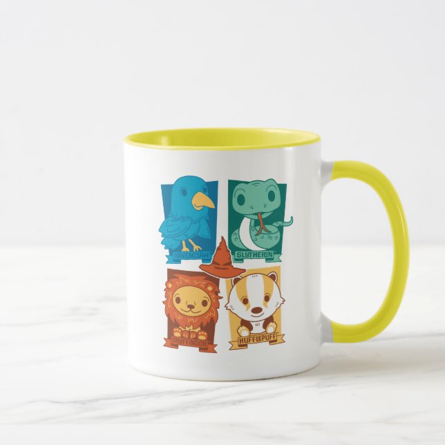 TAZA HARRY POTTER™ | CASAS DE HOGWARTS™ DE DIBUJOS ANIM (Derecha)