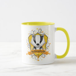 Taza Harry Potter | Emblemático Escudo de HUFFLEPUFF™