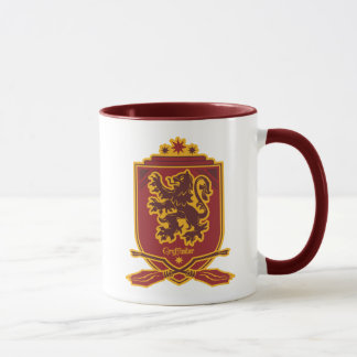 Taza Harry Potter | Escudo de QUIDDITCH™ de Gryffindor
