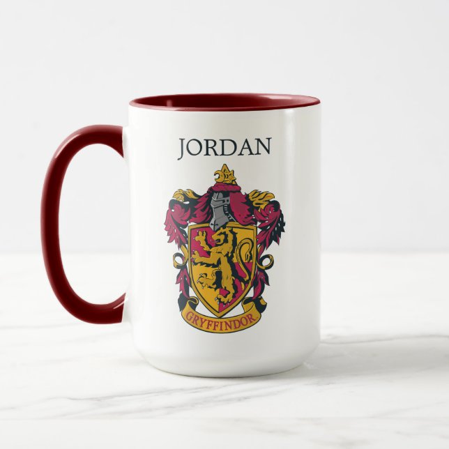 Taza Harry Potter | Gryffindor House | Añadir su nombre (Izquierda)
