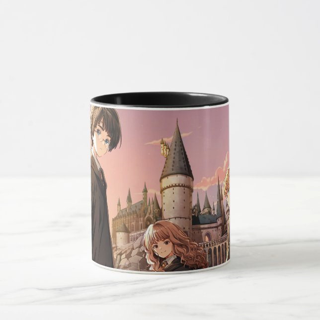 Taza HARRY POTTER™ Hermione & Ron HOGWARTS™ Escena de A (Centro)