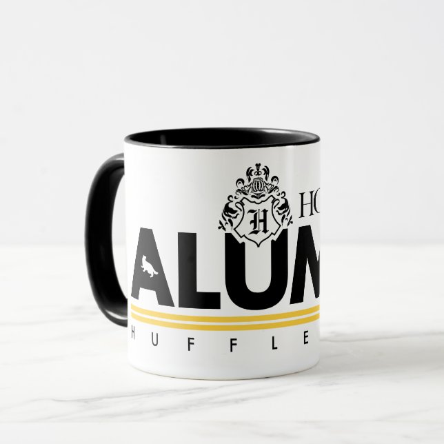Taza Harry Potter | HOGWARTS™ Alumni HUFFLEPUFF™ (Anverso izquierdo)