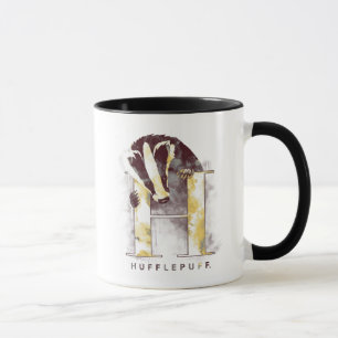 Taza Harry Potter HUFFLEPUFF™ Tejón Acuarela