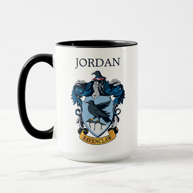 Taza Harry Potter | Ravenclaw gótico | Añadir su nombre (Izquierda)