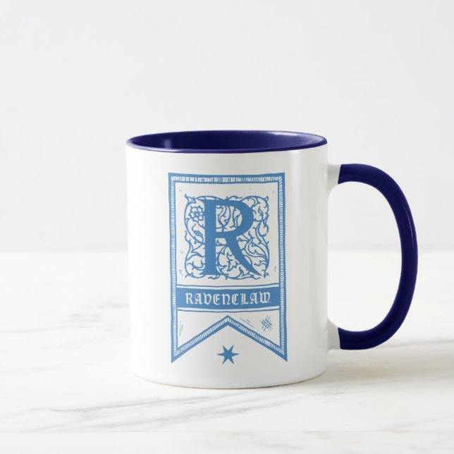 Taza Harry Potter | Ravenclaw Monogram Banner (Derecha)