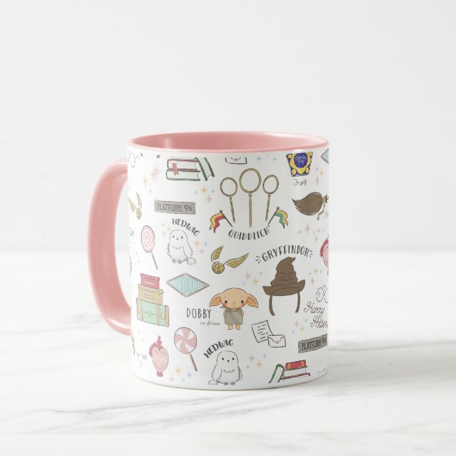 Taza HARRY POTTER™ Tiny Magic Pattern (Anverso izquierdo)