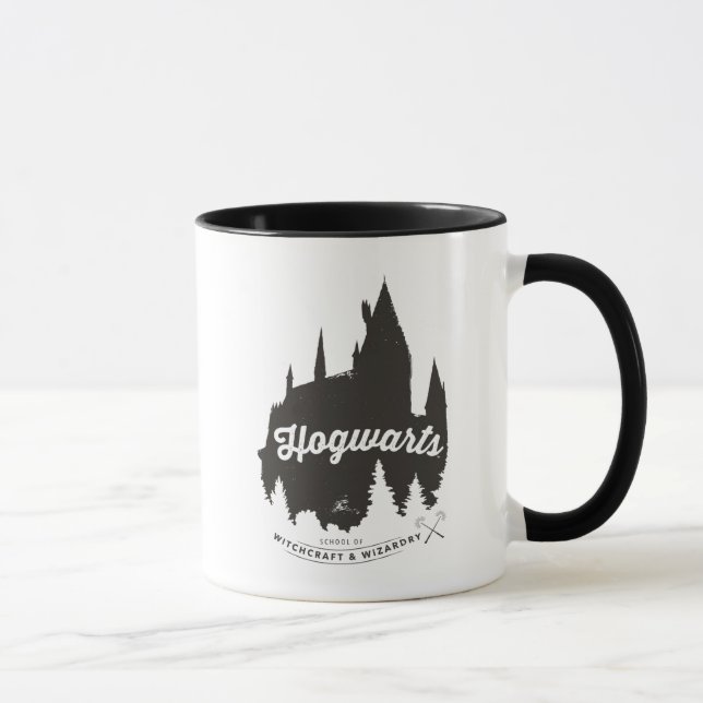 Taza Harry Potter | Tipografía de castillo HOGWARTS™ (Derecha)