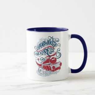 Taza Harry Potter   Tipografía del Expreso de Hogwarts