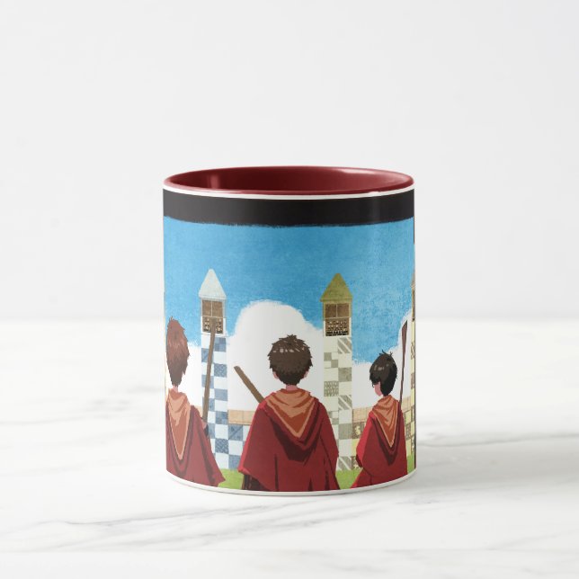 Taza HARRY POTTER™ y el equipo GRYFFINDOR™ QUIDDITCH™ (Centro)