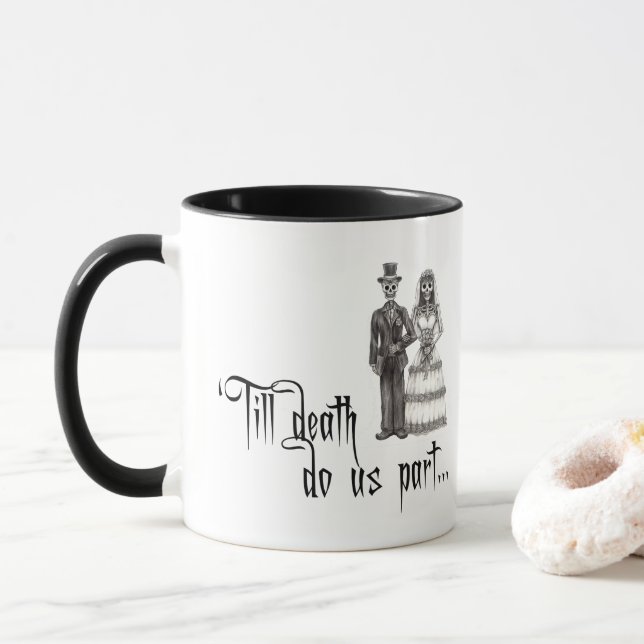 Taza Hasta el boda de la muerte (Con donut)