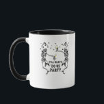 Taza Hasta La Muerte, Fiesta Skeleton Bridesmaid<br><div class="desc">Hasta la muerte nos hace la Fiesta Skeleton Bridesmaid Un diseño audaz de dama de honor con estilo esqueleto. Perfecto para bodas góticos,  solteras de Halloween o escuadrones nupciales. Divertido y memorable.</div>