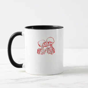 Taza Hasta que la muerte nos aparte (rojo transparente)