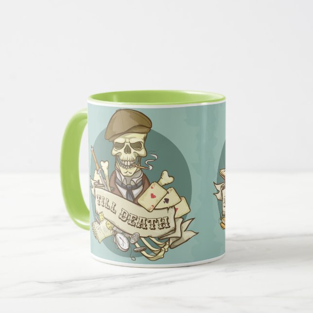 Taza Hasta que la muerte nos haga parte (Anverso izquierdo)