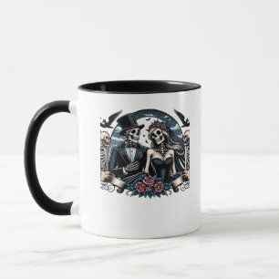 Taza Hasta que la muerte nos haga parte - amor gótico