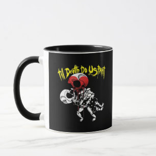 Taza Hasta que la muerte nos separe - Pareja de esquele