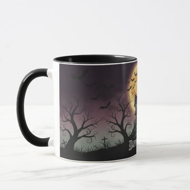 Taza Haunted House Halloween Mug (Izquierda)