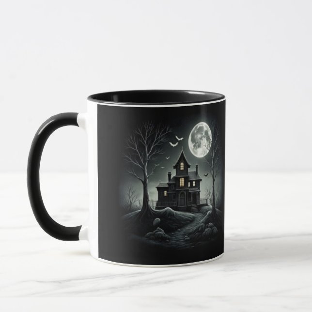 Taza HAUNTED NIGHT Black Mug  (Izquierda)
