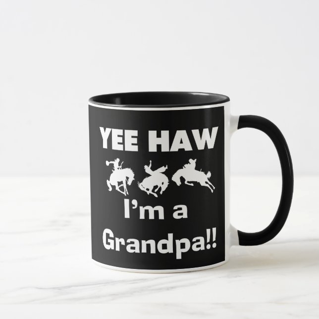 Taza Haw de Yee soy camisetas y regalos de un abuelo (Derecha)