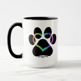 Taza Hawai Practice Aloha - Kitty Love Rainbow