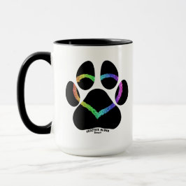 Taza Hawai Practice Aloha - Puppy Love Rainbow