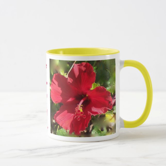 Taza hawaiana del hibisco (Derecha)