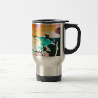 Taza hawaiana del viaje de Hula