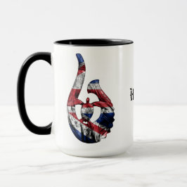 Taza Hawaii Honu Tribal Hook HIFlag