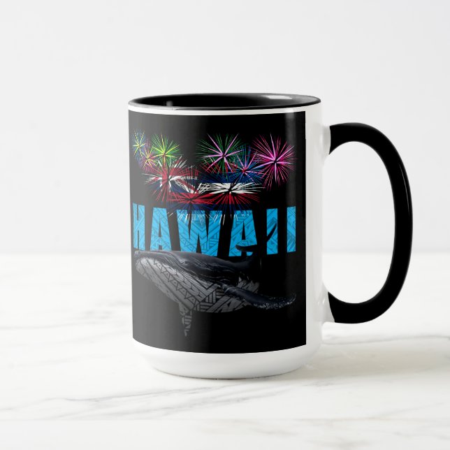 TAZA HAWAII NYE POLYNESIAN TRIBAL HUMPBACK (Derecha)