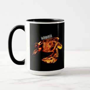 Taza Hawaii Tribal Honu Lava