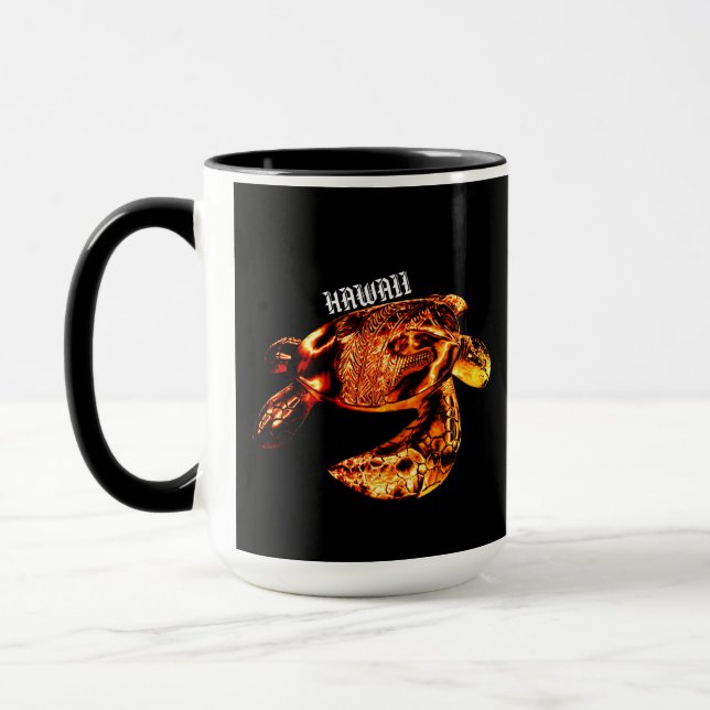 Taza Hawaii Tribal Honu Lava (Izquierda)