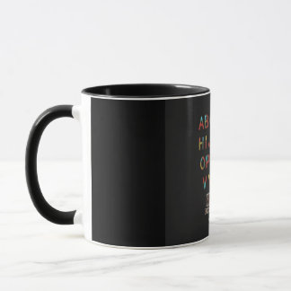 Taza Hawkins Holiday Lights Alphabet Mug