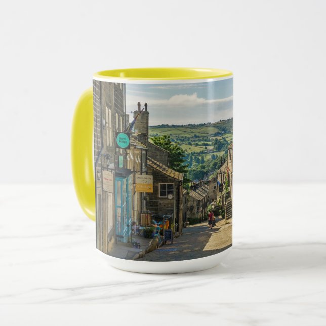 Taza Haworth Yorkshire Dales Scenic Picturesque (Anverso izquierdo)