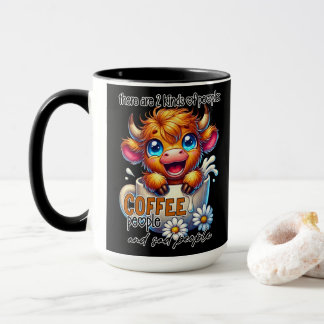 Taza Hay 2 Tipos de Personas Personas de Café y Tristes