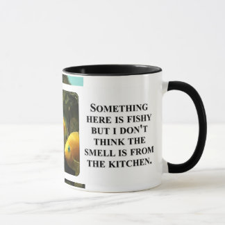 Taza Hay algo sospechoso en este lugar