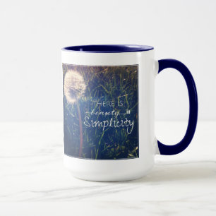 Taza Hay belleza en simplicidad