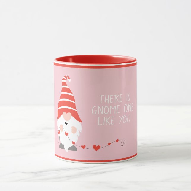 Taza Hay Gnome Uno Como Tú Rosa Rojo (Centro)