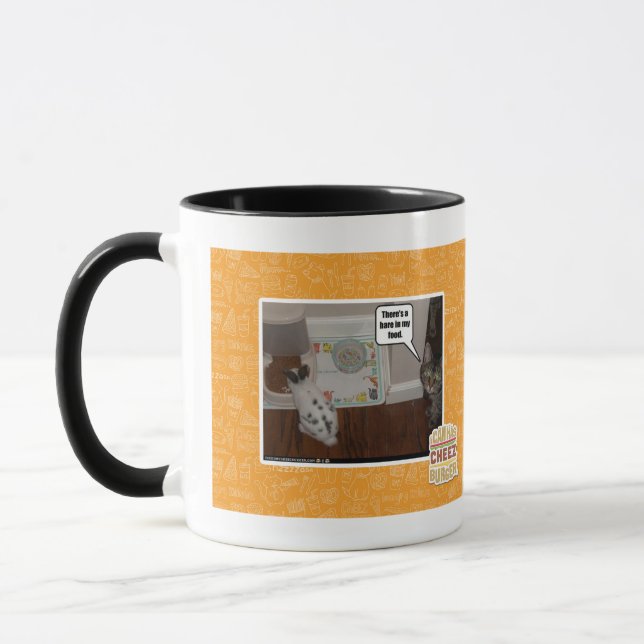 Taza Hay liebres en mi comida (Izquierda)
