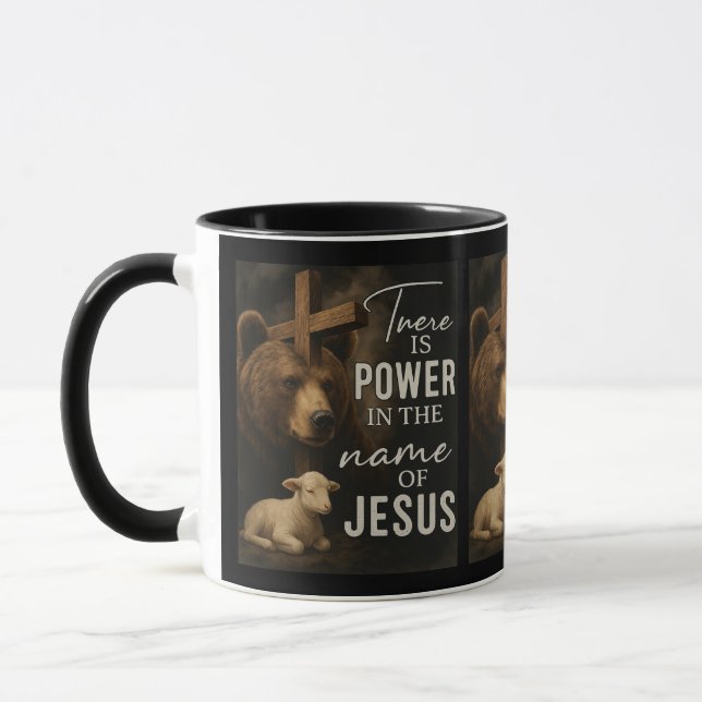Taza Hay poder en el nombre de Jesús (Izquierda)
