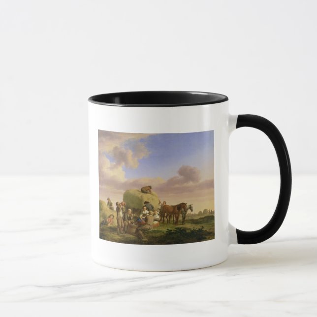 Taza Haymakers que descansan en un campo (Derecha)