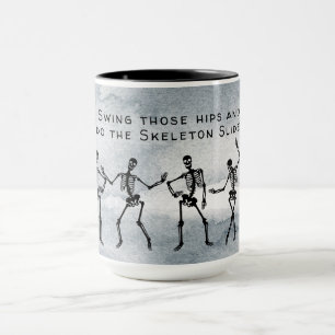 Taza ¡Haz El Deslizamiento Del Esqueleto! Esqueletos da