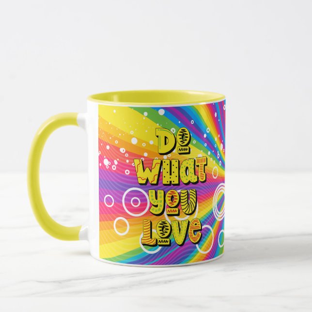 Taza ¡Haz lo que amas! Motivador (Izquierda)