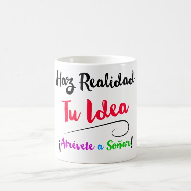 Taza Haz realidad tu Idea modelo PINK (Centro)
